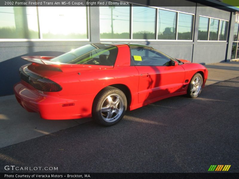 Bright Red / Ebony Black 2002 Pontiac Firebird Trans Am WS-6 Coupe