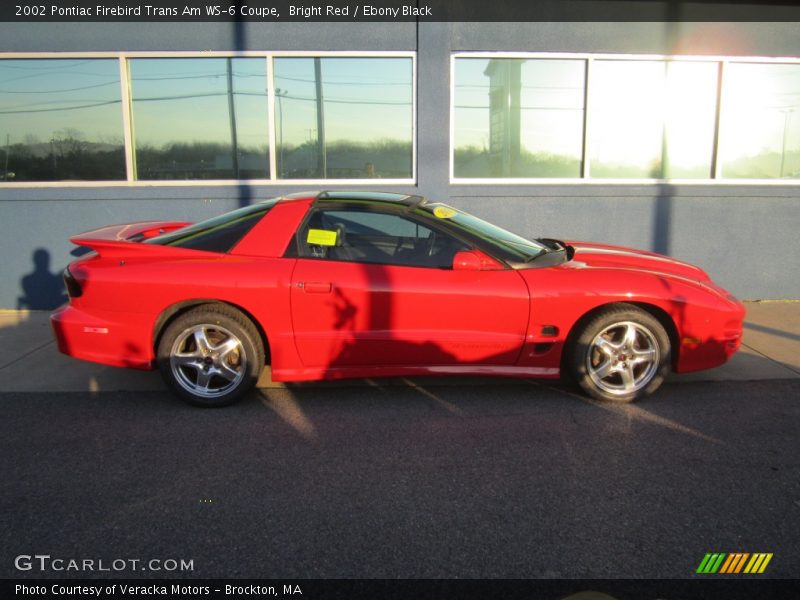 Bright Red / Ebony Black 2002 Pontiac Firebird Trans Am WS-6 Coupe