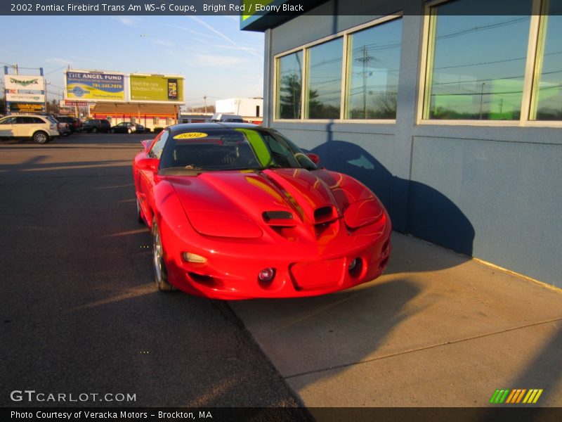 Bright Red / Ebony Black 2002 Pontiac Firebird Trans Am WS-6 Coupe