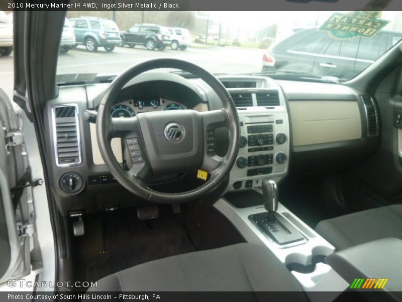 Ingot Silver Metallic / Black 2010 Mercury Mariner I4 4WD