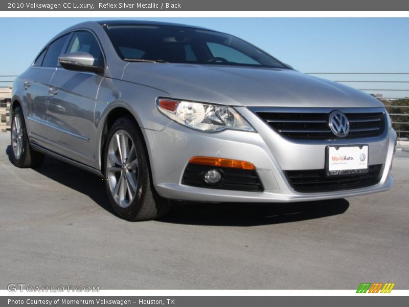 Reflex Silver Metallic / Black 2010 Volkswagen CC Luxury