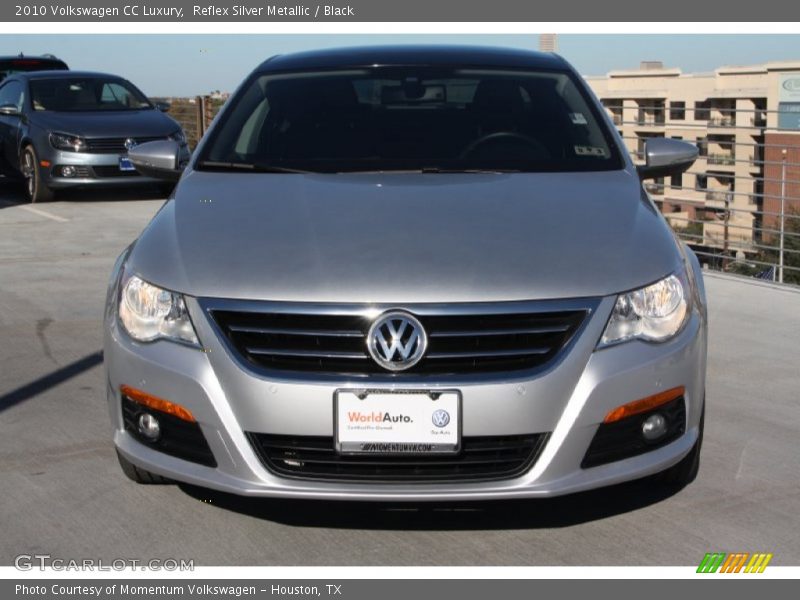 Reflex Silver Metallic / Black 2010 Volkswagen CC Luxury