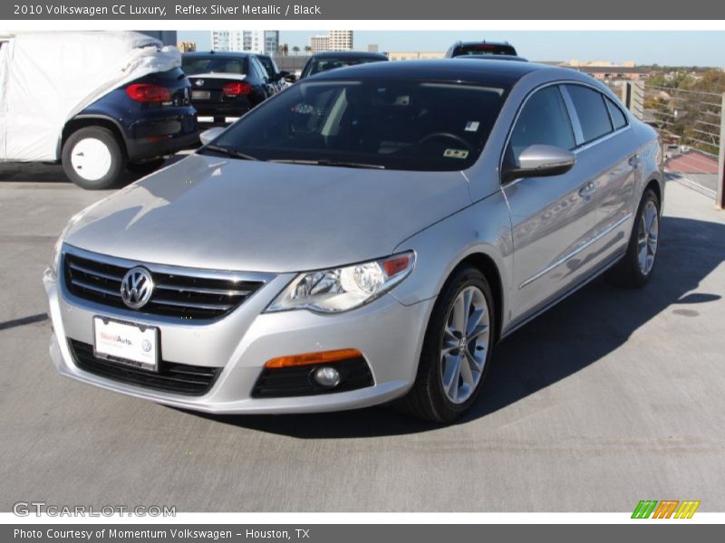 Reflex Silver Metallic / Black 2010 Volkswagen CC Luxury