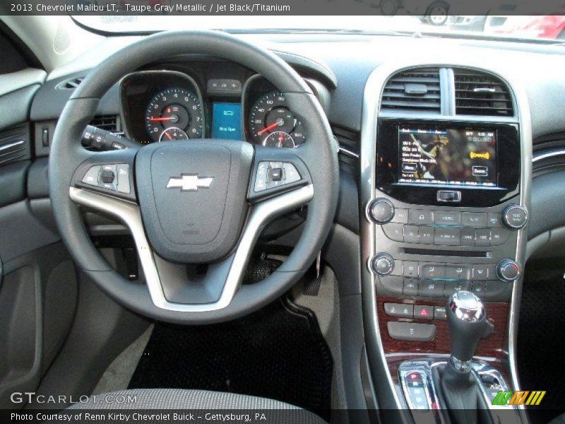 Taupe Gray Metallic / Jet Black/Titanium 2013 Chevrolet Malibu LT