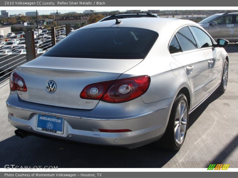 Reflex Silver Metallic / Black 2010 Volkswagen CC Luxury