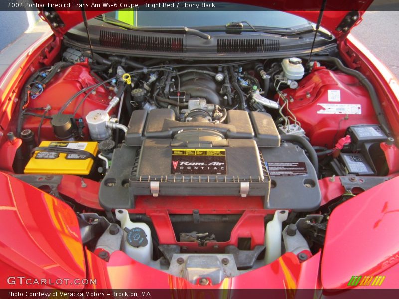 Bright Red / Ebony Black 2002 Pontiac Firebird Trans Am WS-6 Coupe