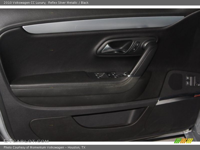 Reflex Silver Metallic / Black 2010 Volkswagen CC Luxury