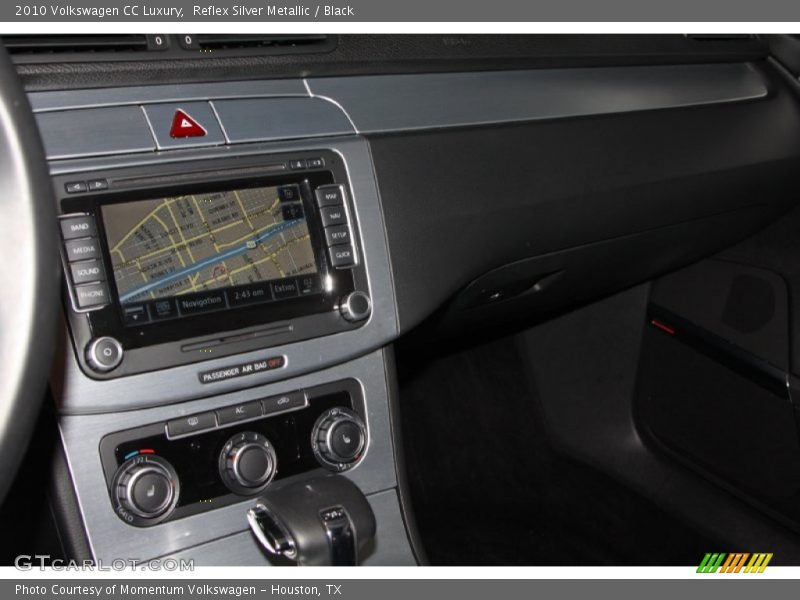 Reflex Silver Metallic / Black 2010 Volkswagen CC Luxury