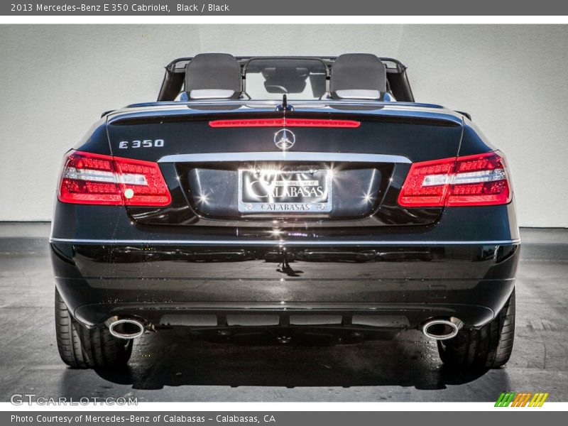 Black / Black 2013 Mercedes-Benz E 350 Cabriolet