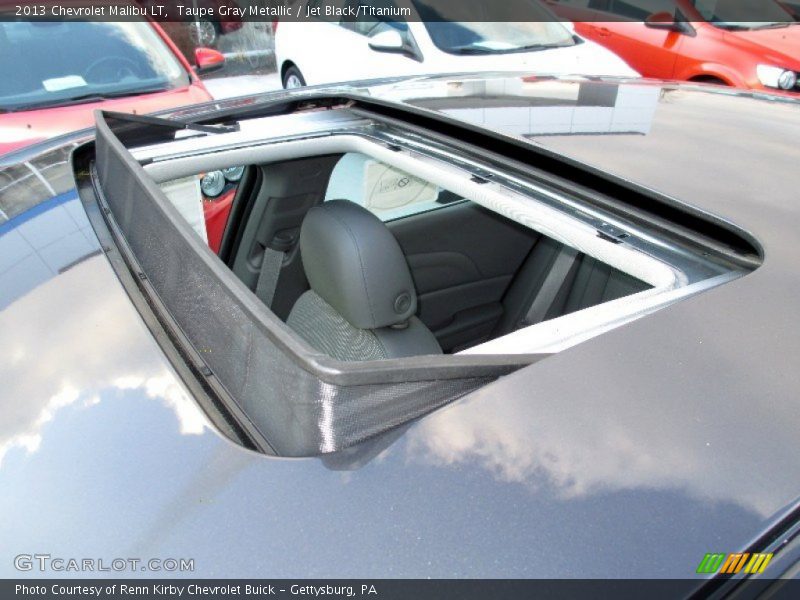 Taupe Gray Metallic / Jet Black/Titanium 2013 Chevrolet Malibu LT