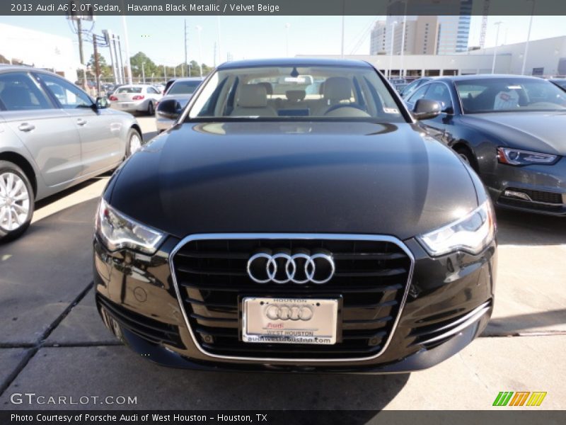 Havanna Black Metallic / Velvet Beige 2013 Audi A6 2.0T Sedan