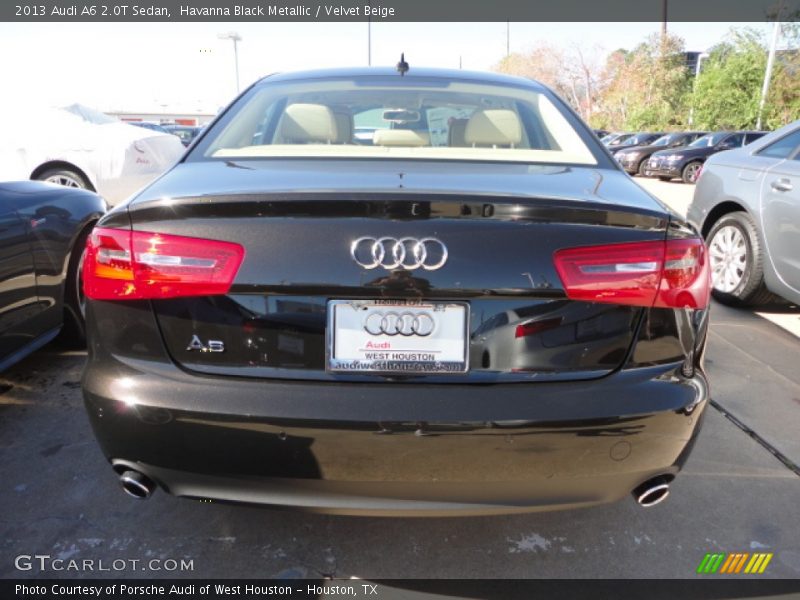 Havanna Black Metallic / Velvet Beige 2013 Audi A6 2.0T Sedan