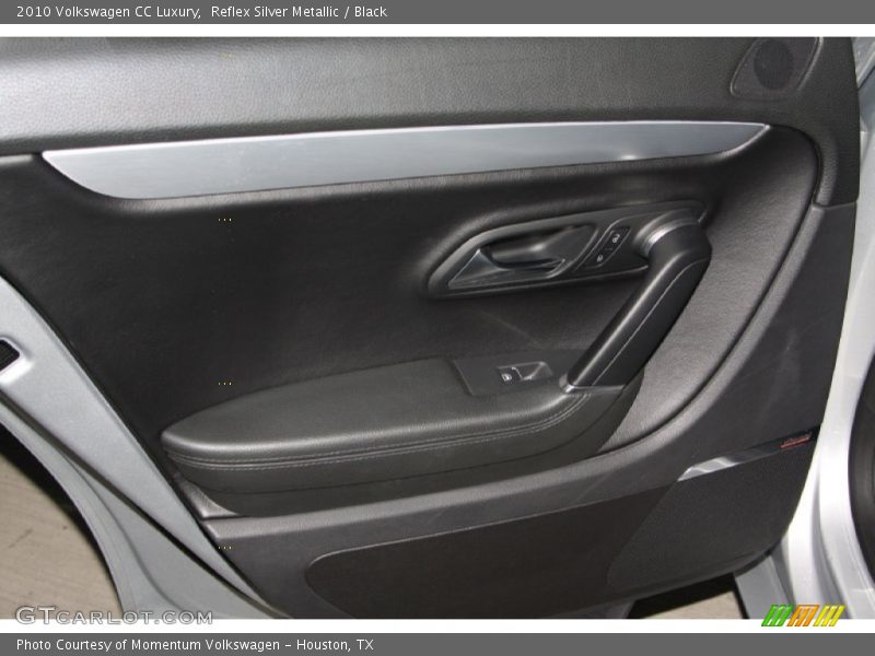 Reflex Silver Metallic / Black 2010 Volkswagen CC Luxury