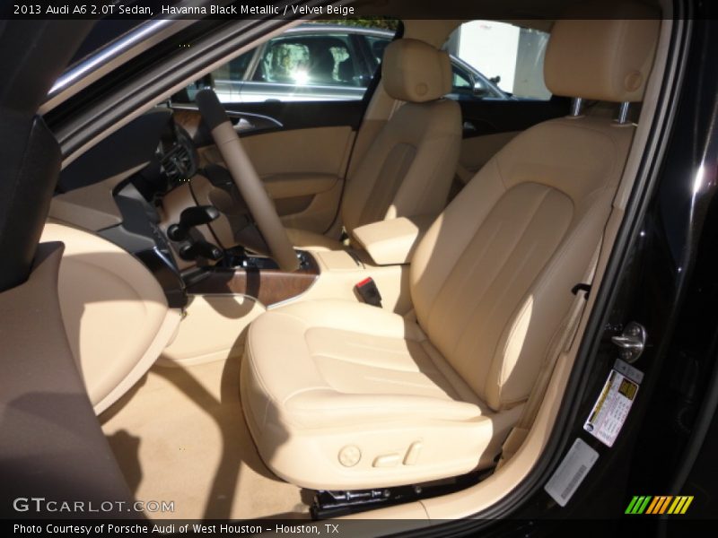 Havanna Black Metallic / Velvet Beige 2013 Audi A6 2.0T Sedan