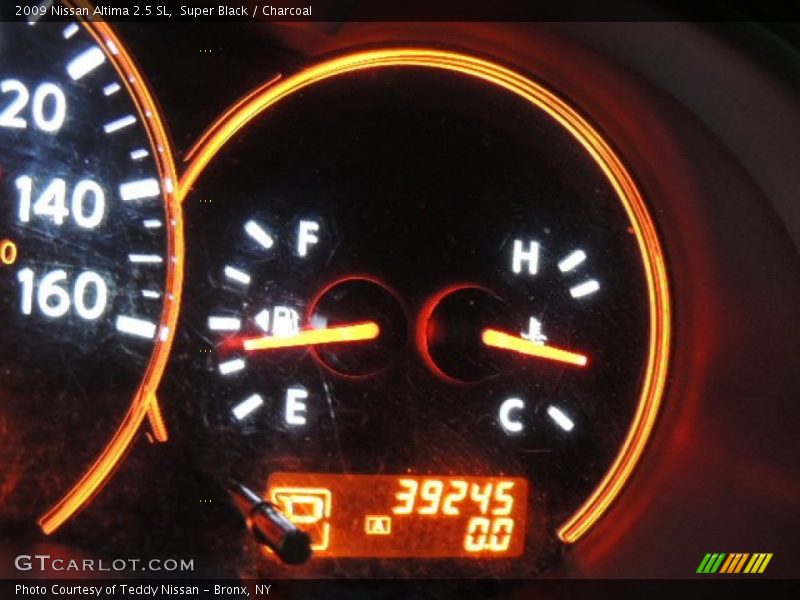 Super Black / Charcoal 2009 Nissan Altima 2.5 SL