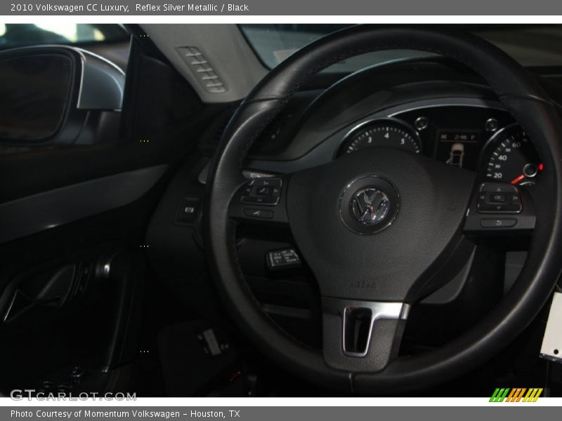 Reflex Silver Metallic / Black 2010 Volkswagen CC Luxury
