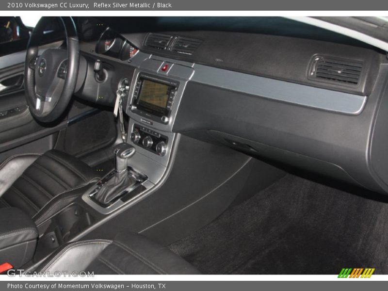Reflex Silver Metallic / Black 2010 Volkswagen CC Luxury