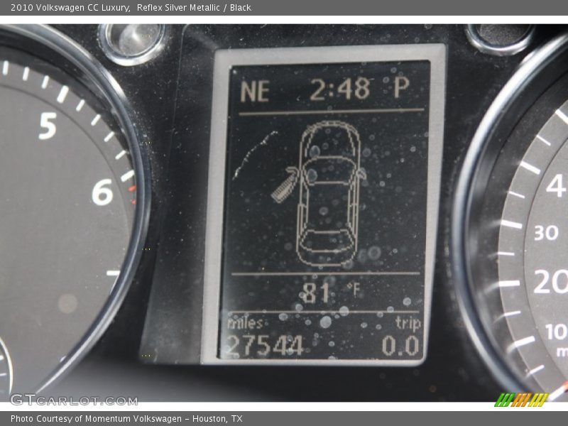 Reflex Silver Metallic / Black 2010 Volkswagen CC Luxury