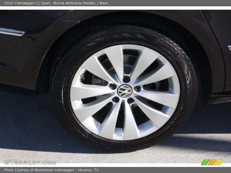 Mocha Anthracite Metallic / Black 2010 Volkswagen CC Sport