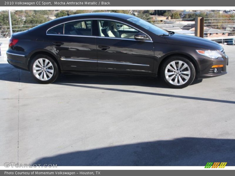 Mocha Anthracite Metallic / Black 2010 Volkswagen CC Sport