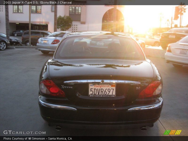 Ebony Black / Charcoal 2003 Jaguar X-Type 3.0