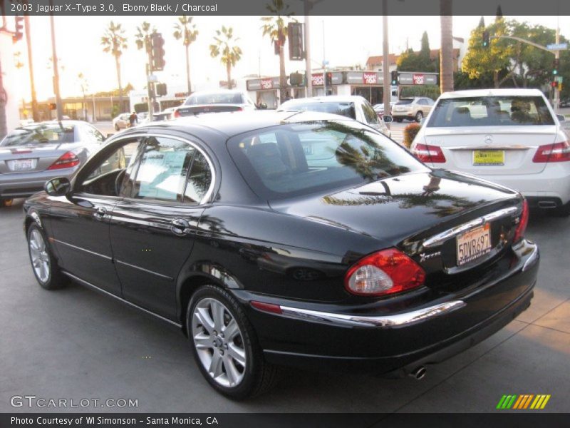 Ebony Black / Charcoal 2003 Jaguar X-Type 3.0