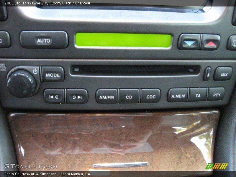 Ebony Black / Charcoal 2003 Jaguar X-Type 3.0