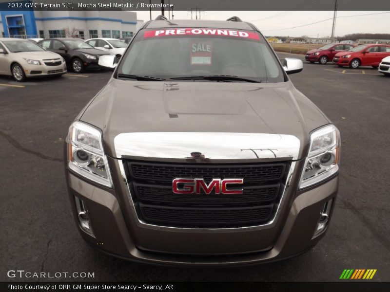 Mocha Steel Metallic / Brownstone 2012 GMC Terrain SLT