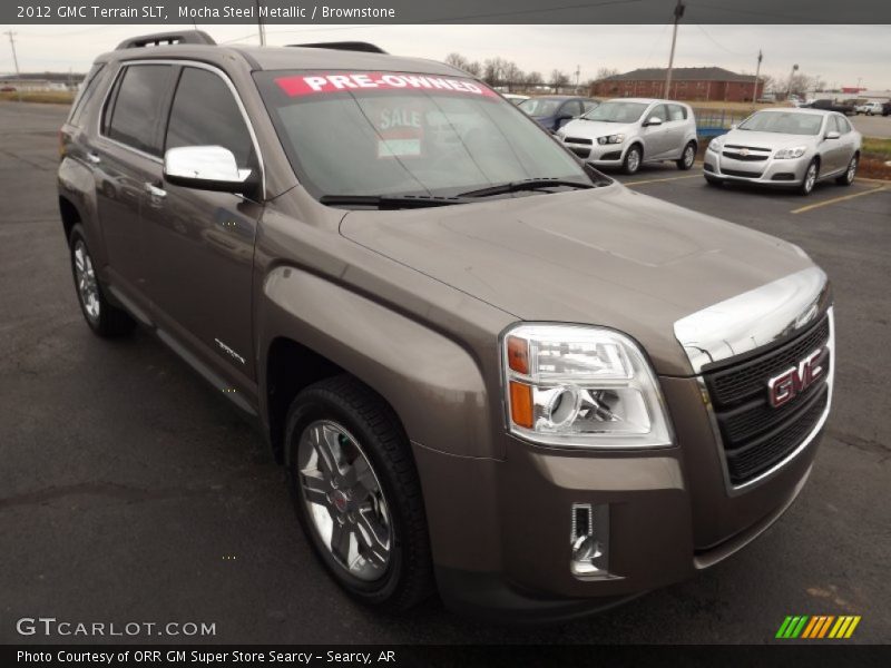 Mocha Steel Metallic / Brownstone 2012 GMC Terrain SLT