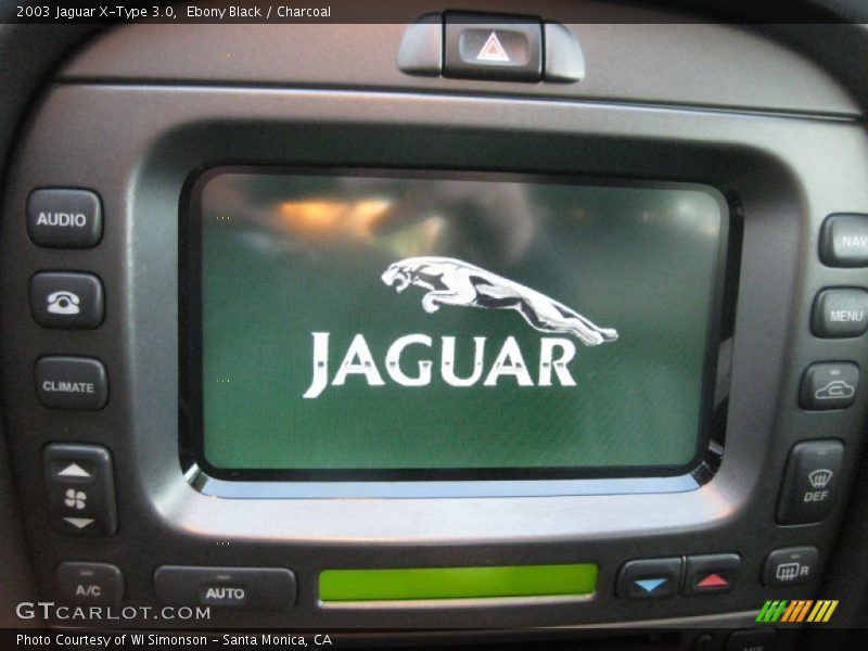 Ebony Black / Charcoal 2003 Jaguar X-Type 3.0