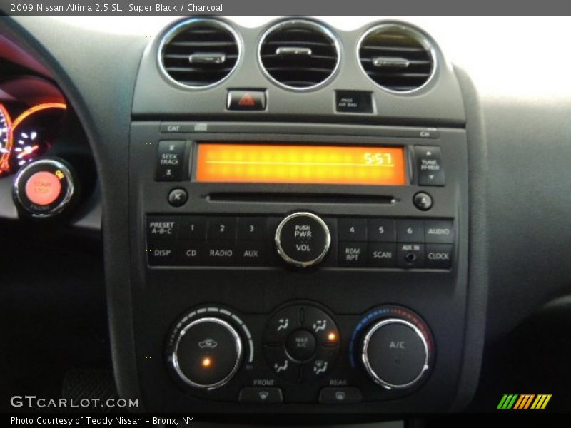 Super Black / Charcoal 2009 Nissan Altima 2.5 SL