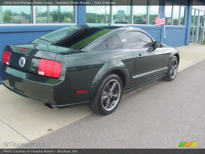 Highland Green Metallic / Dark Charcoal 2008 Ford Mustang Bullitt Coupe