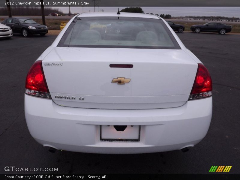Summit White / Gray 2012 Chevrolet Impala LT