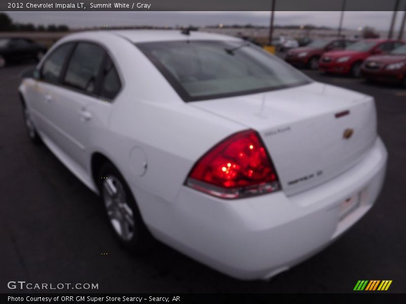 Summit White / Gray 2012 Chevrolet Impala LT