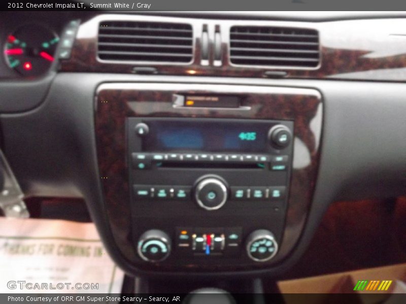 Summit White / Gray 2012 Chevrolet Impala LT