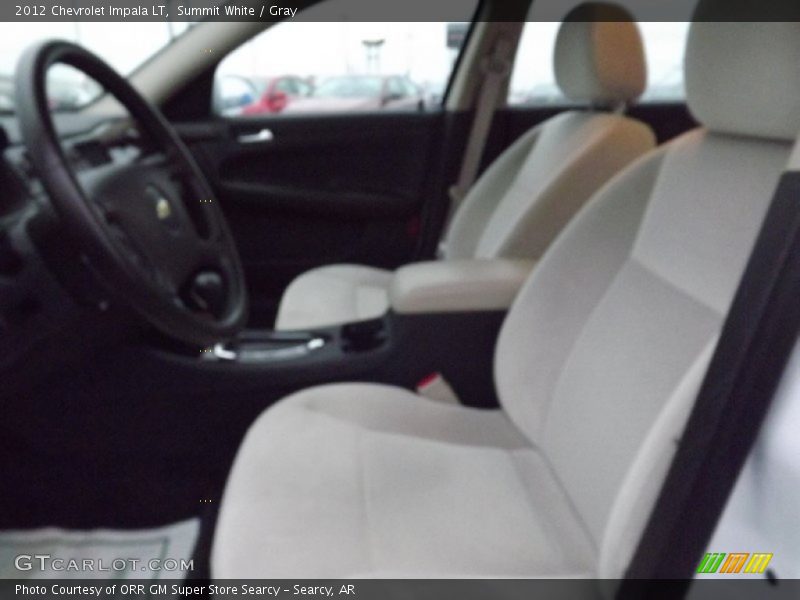 Summit White / Gray 2012 Chevrolet Impala LT