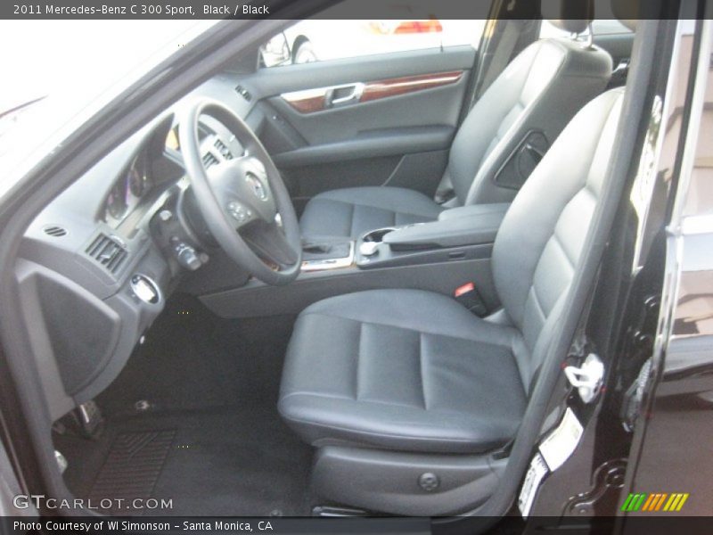 Black / Black 2011 Mercedes-Benz C 300 Sport