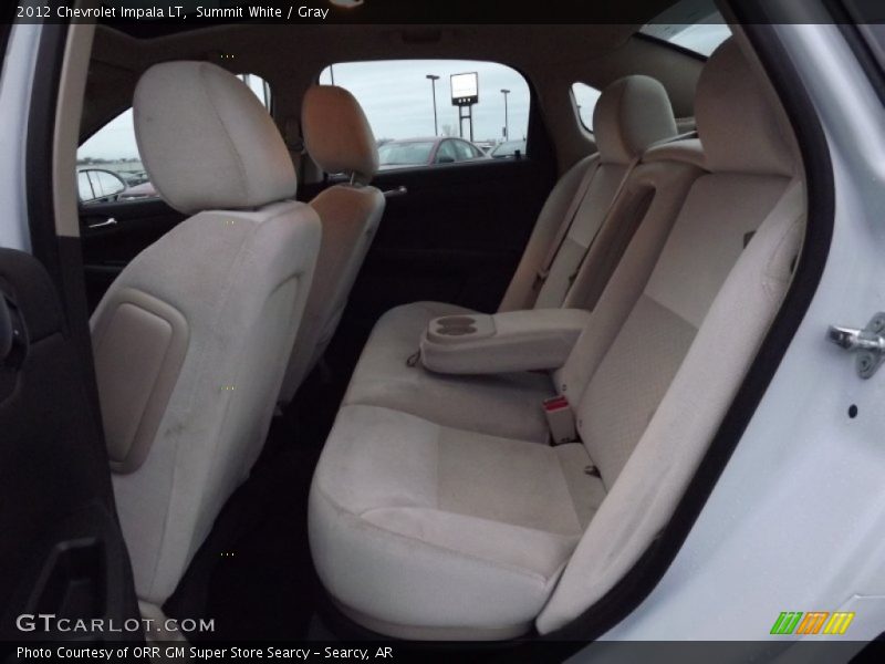 Summit White / Gray 2012 Chevrolet Impala LT