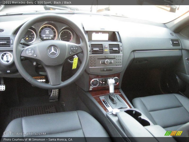 Black / Black 2011 Mercedes-Benz C 300 Sport