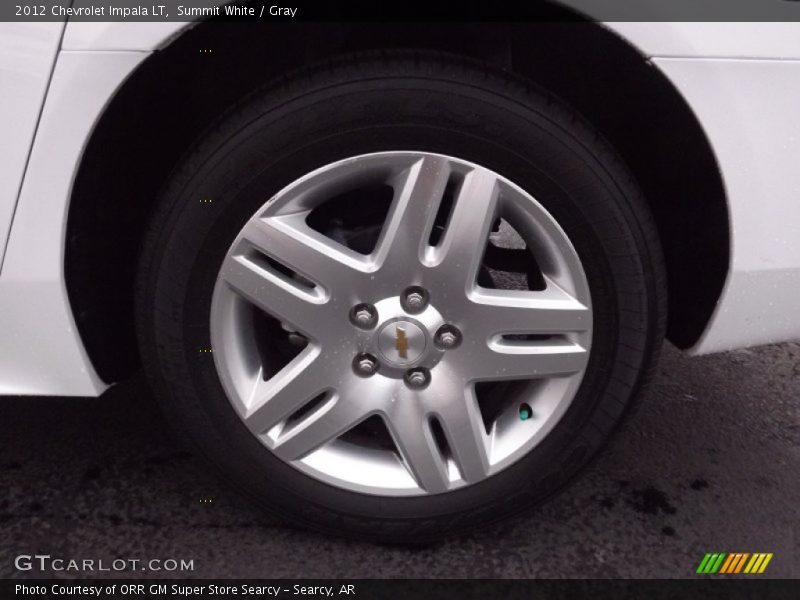 Summit White / Gray 2012 Chevrolet Impala LT