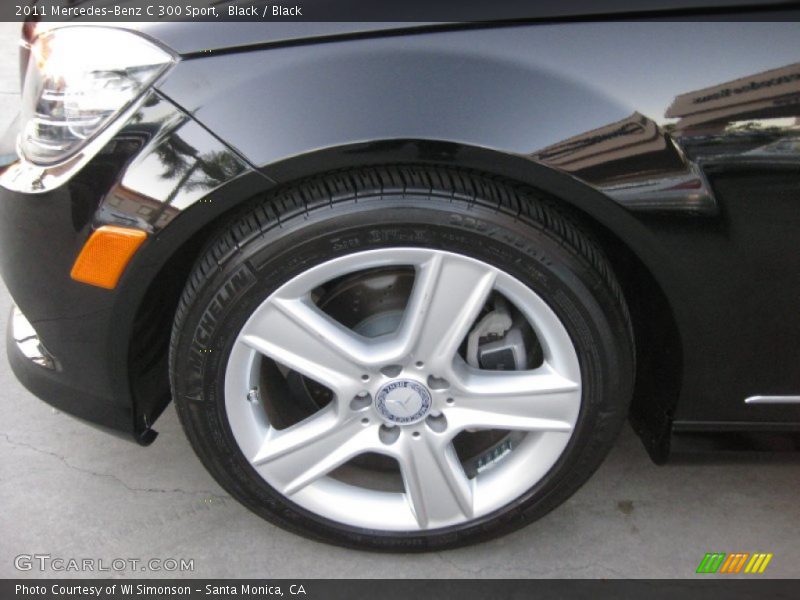 Black / Black 2011 Mercedes-Benz C 300 Sport