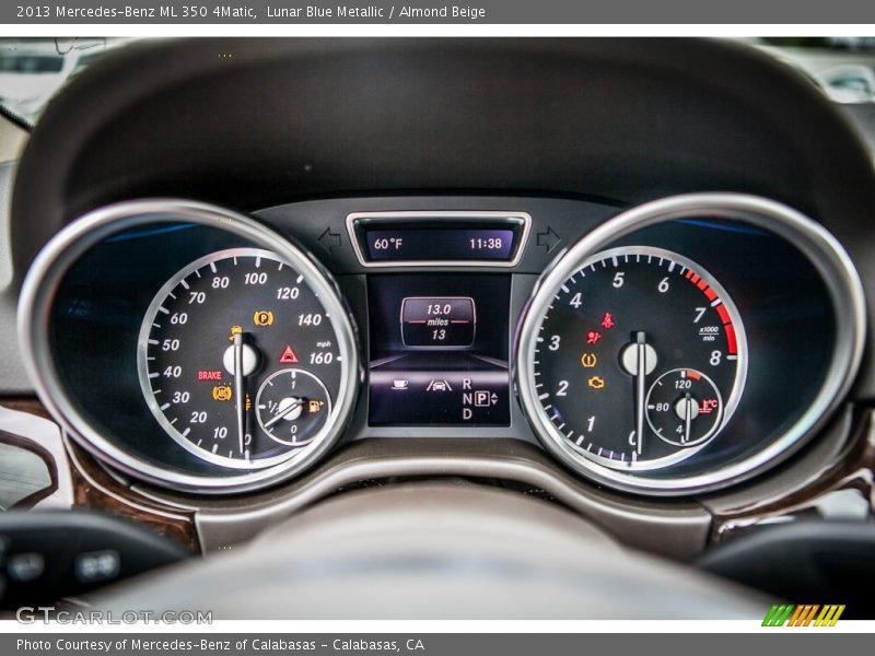  2013 ML 350 4Matic 350 4Matic Gauges