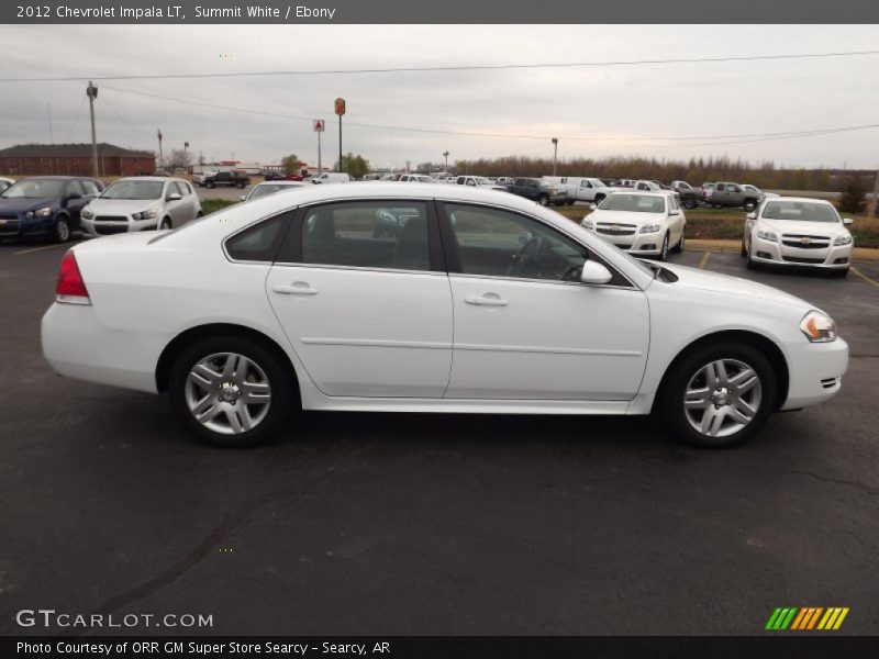 Summit White / Ebony 2012 Chevrolet Impala LT