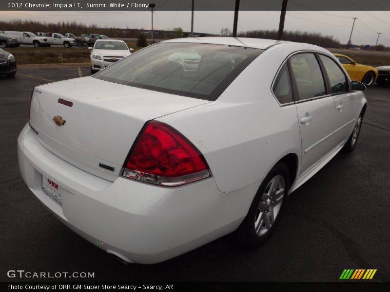 Summit White / Ebony 2012 Chevrolet Impala LT