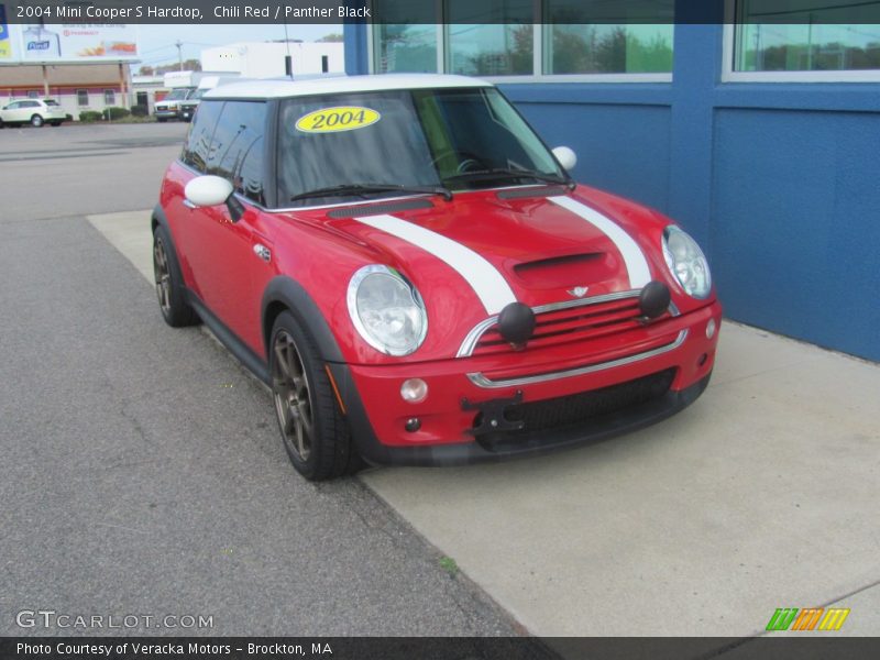 Chili Red / Panther Black 2004 Mini Cooper S Hardtop