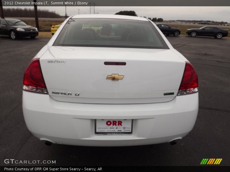 Summit White / Ebony 2012 Chevrolet Impala LT
