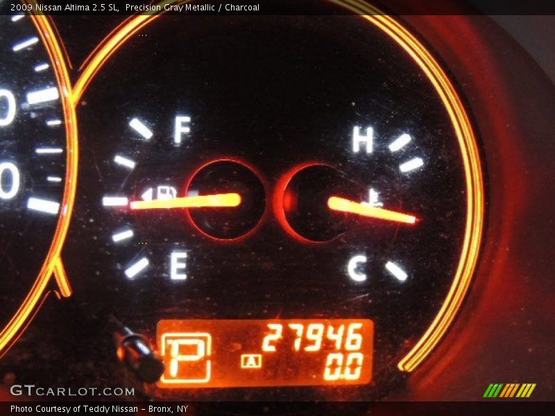 Precision Gray Metallic / Charcoal 2009 Nissan Altima 2.5 SL