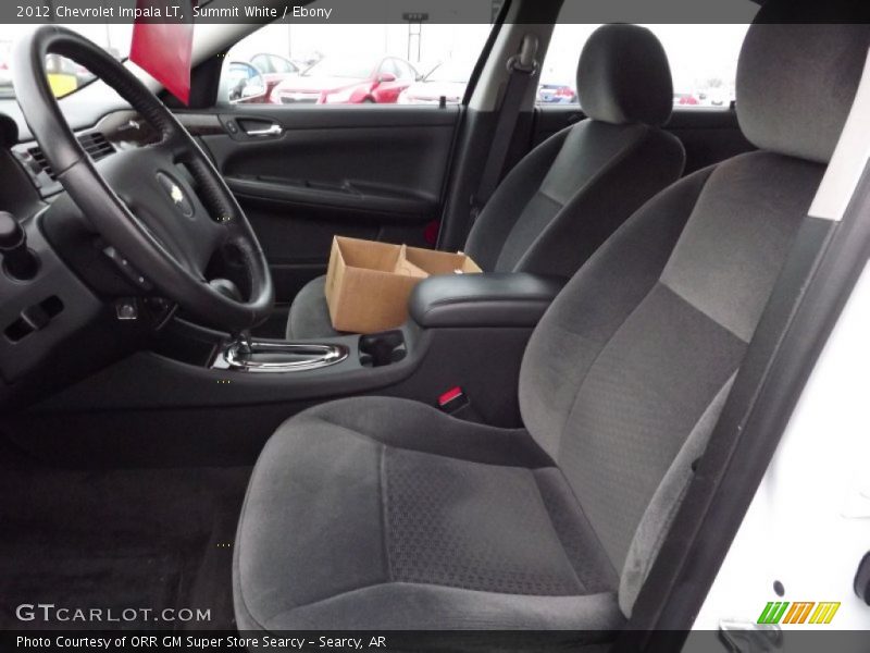 Summit White / Ebony 2012 Chevrolet Impala LT
