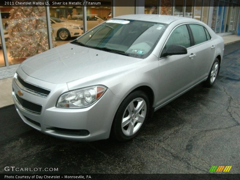 Silver Ice Metallic / Titanium 2011 Chevrolet Malibu LS