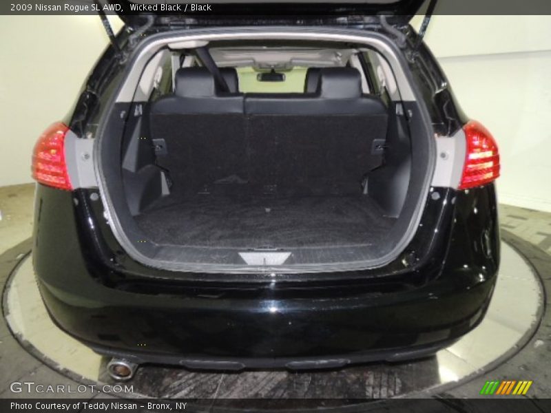 Wicked Black / Black 2009 Nissan Rogue SL AWD